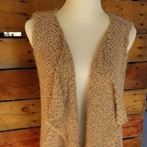 Super soft Sherpa vest with pockets